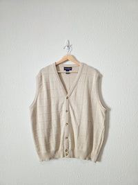 Vintage Cotton Sweater Vest (L)