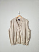 Vintage Cotton Sweater Vest (L)
