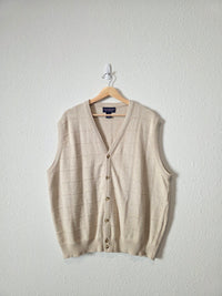 Vintage Cotton Sweater Vest (L)
