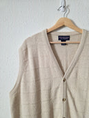 Vintage Cotton Sweater Vest (L)