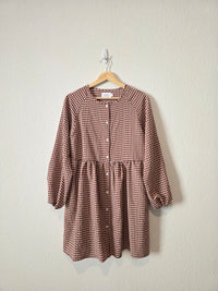 Things Between Gingham Mini Dress (S)