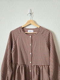 Things Between Gingham Mini Dress (S)