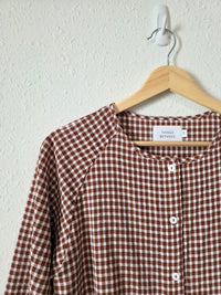 Things Between Gingham Mini Dress (S)