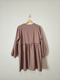 Things Between Gingham Mini Dress (S)