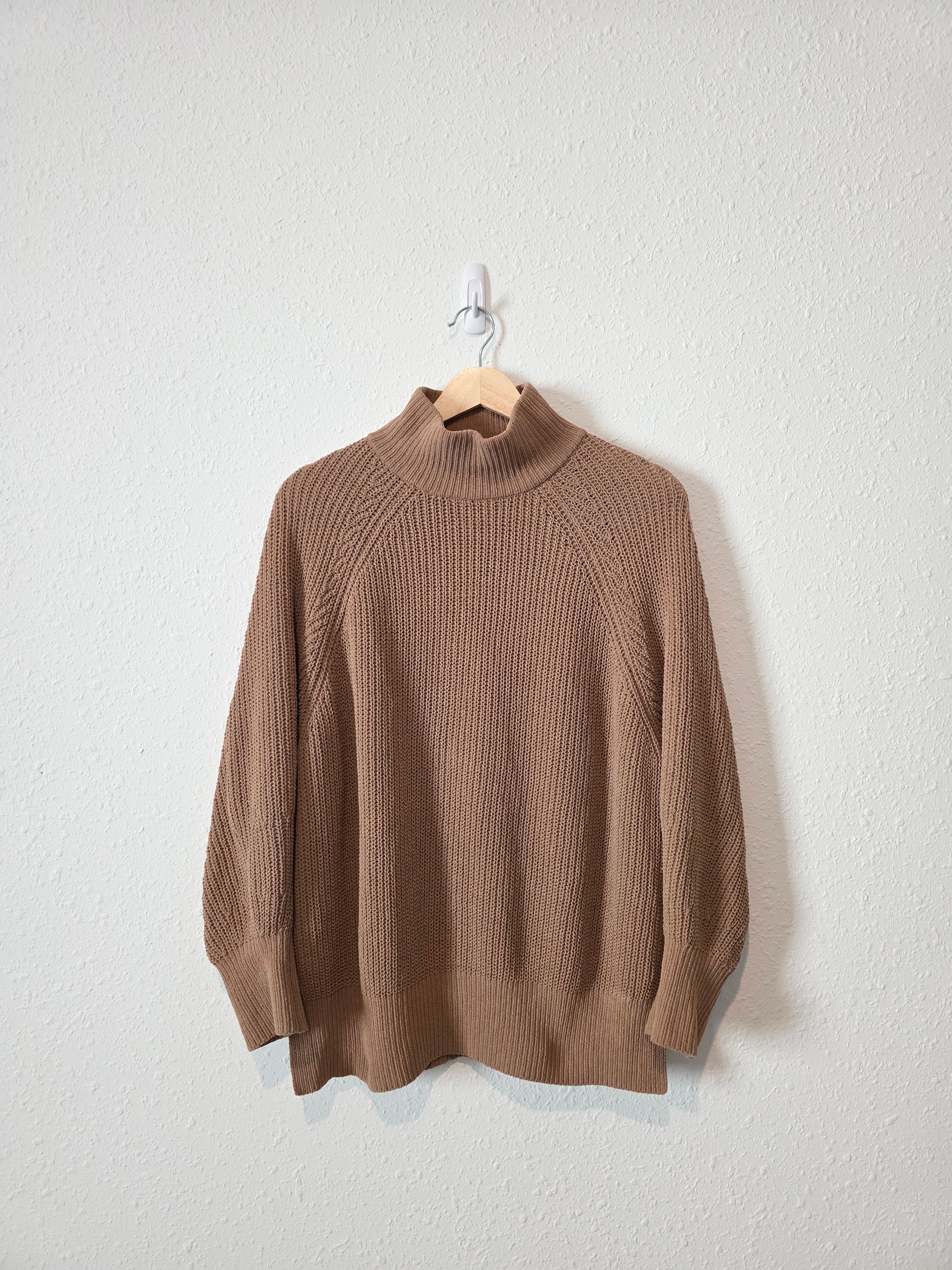 Abercrombie Brown Mockneck Sweater (XS)