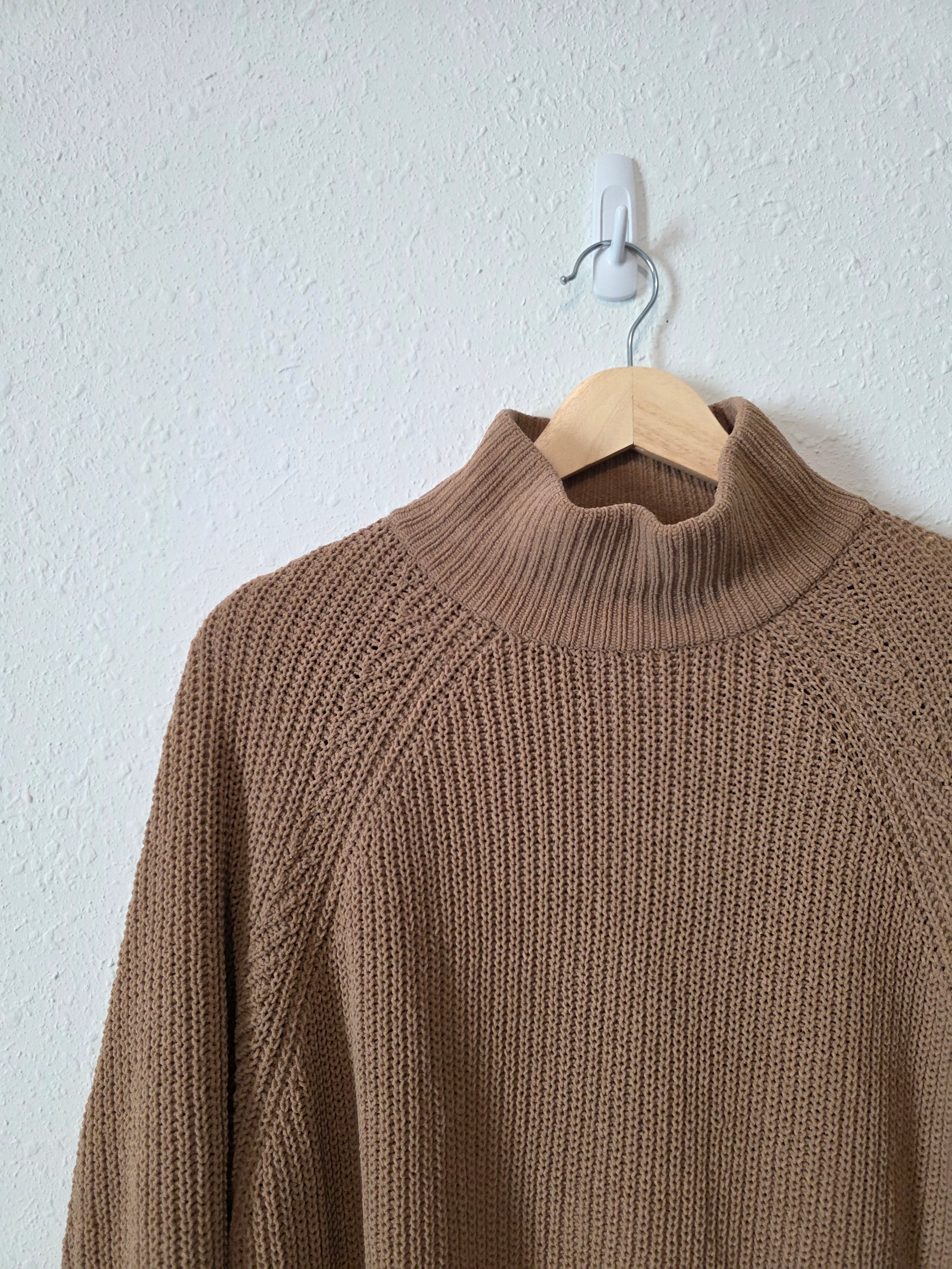 Abercrombie Brown Mockneck Sweater (XS)
