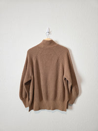 Abercrombie Brown Mockneck Sweater (XS)