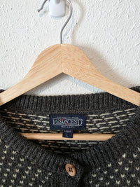 Vintage Lands End Wool Sweater (L)