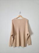 Aerie Oversized Henley Sweater (M)