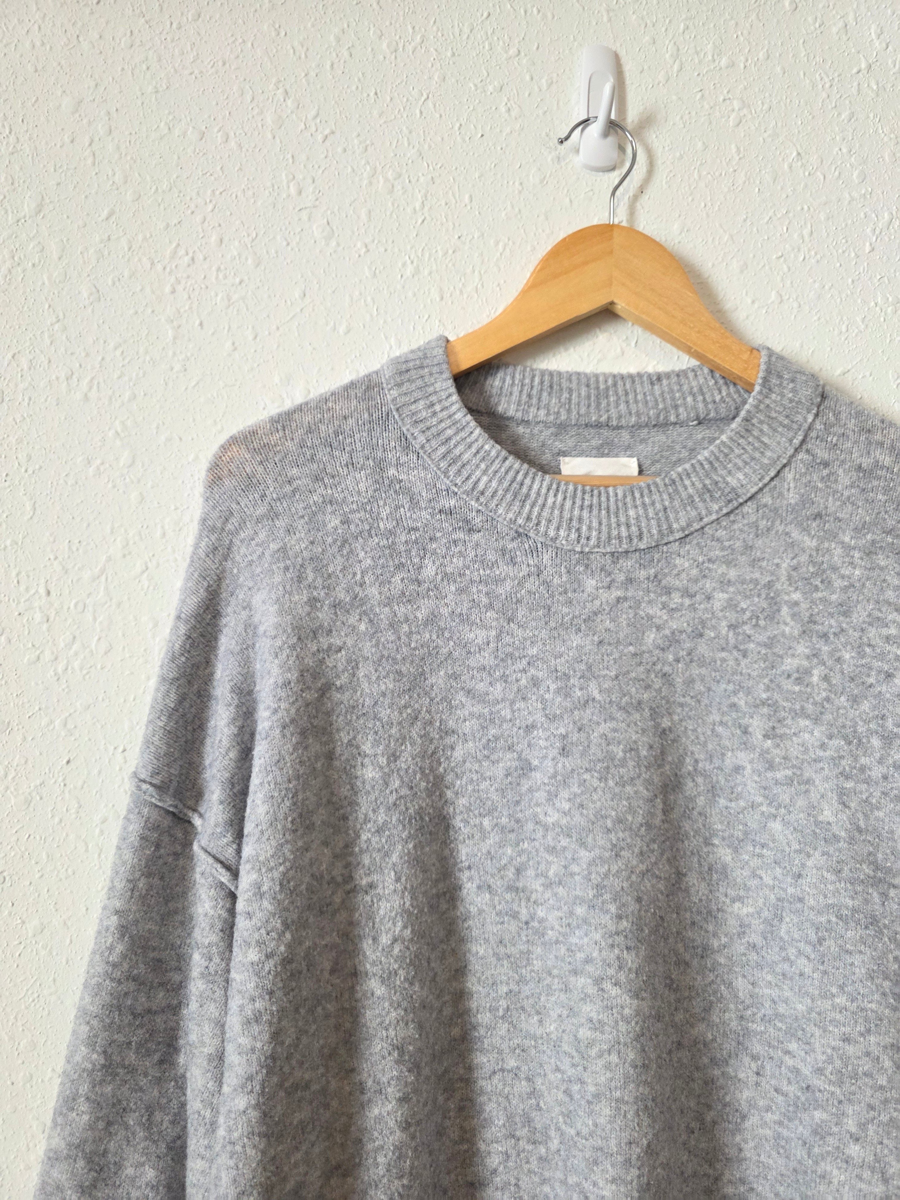 Aerie Gray Crewneck Sweater (L)