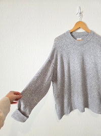 Aerie Gray Crewneck Sweater (L)
