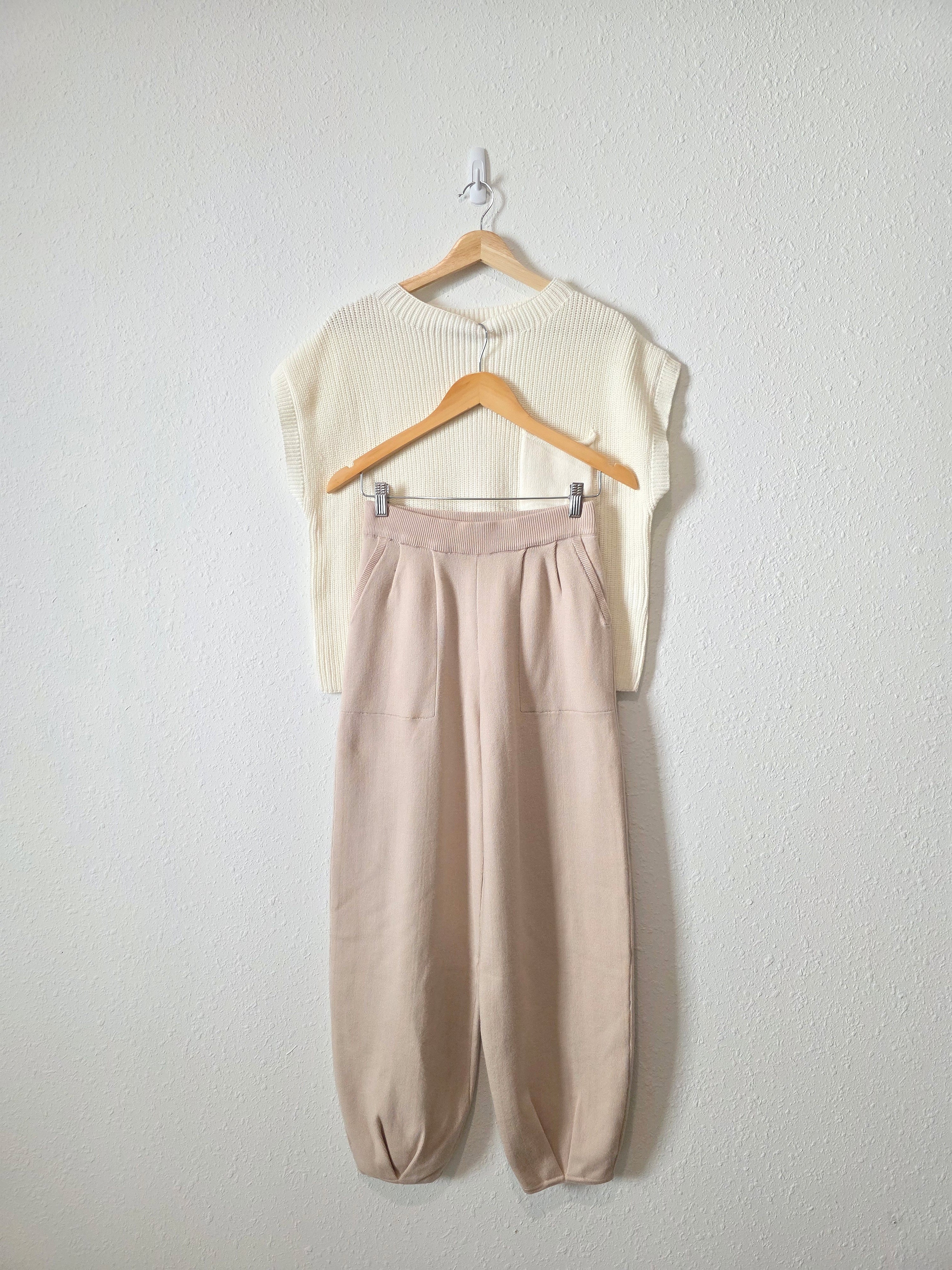 Neutral Knit Matching Set (S)