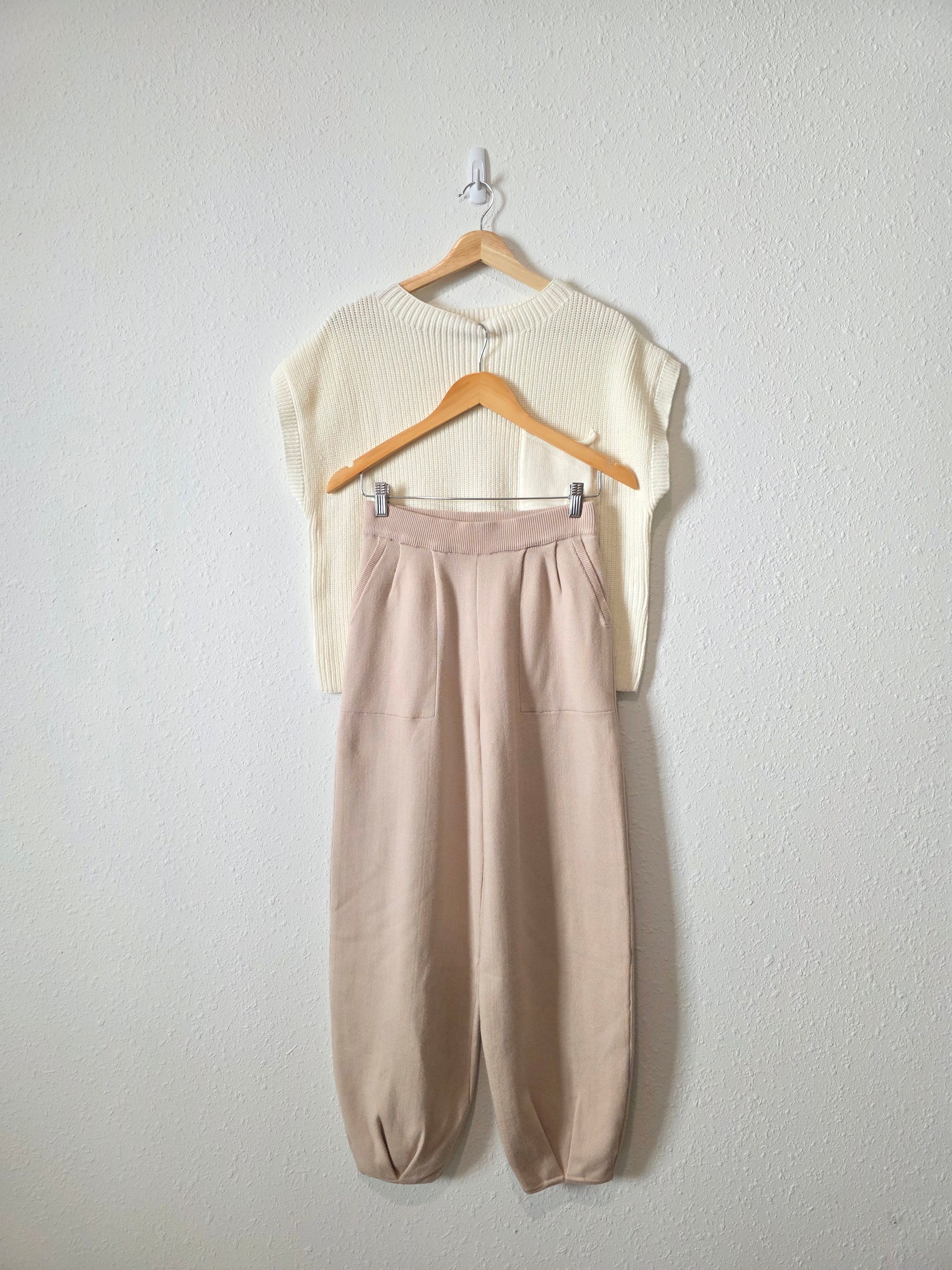 Neutral Knit Matching Set (S)