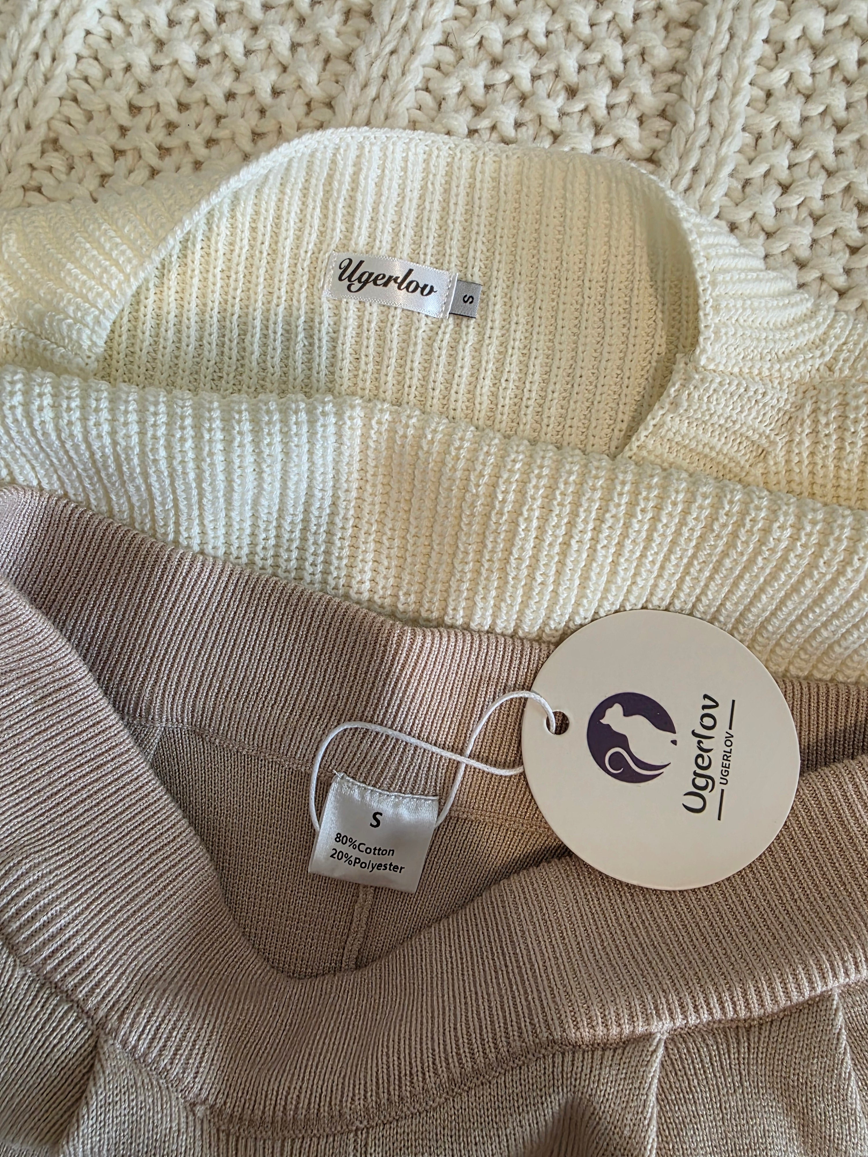 Neutral Knit Matching Set (S)