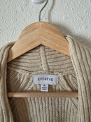 Evereve Long Button Up Cardigan Sweater (XL)