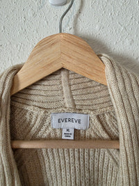 Evereve Long Button Up Cardigan Sweater (XL)