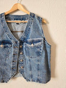 Cropped Denim Vest (XL)