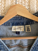 Cropped Denim Vest (XL)