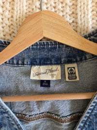 Cropped Denim Vest (XL)