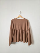 Wishlist Waffle Babydoll Top (S/M)