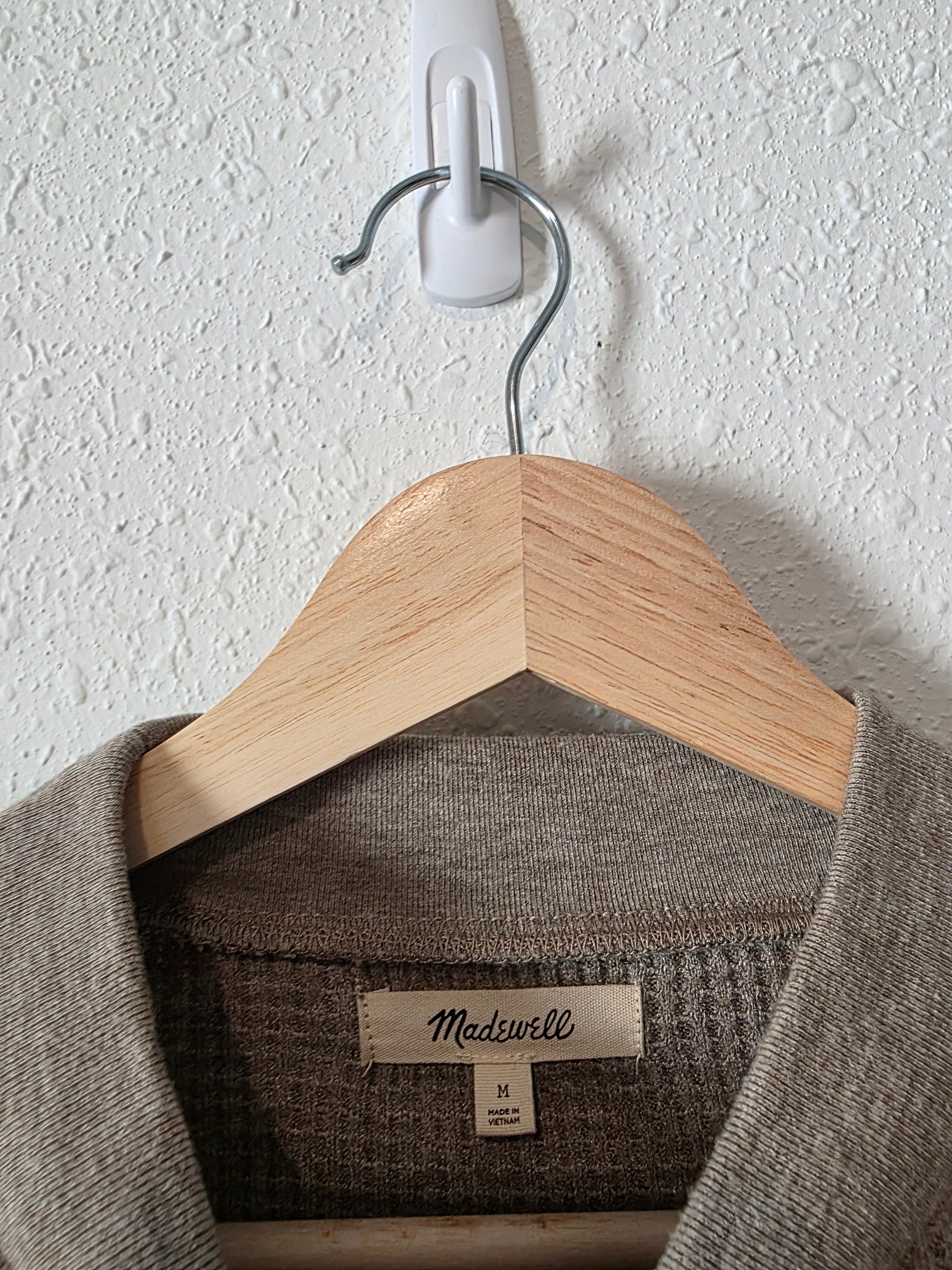 Madewell Waffle Mockneck Top (M)