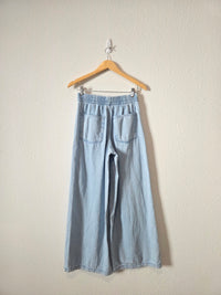 Light Wash Wide Leg Easy Jeans (XS)