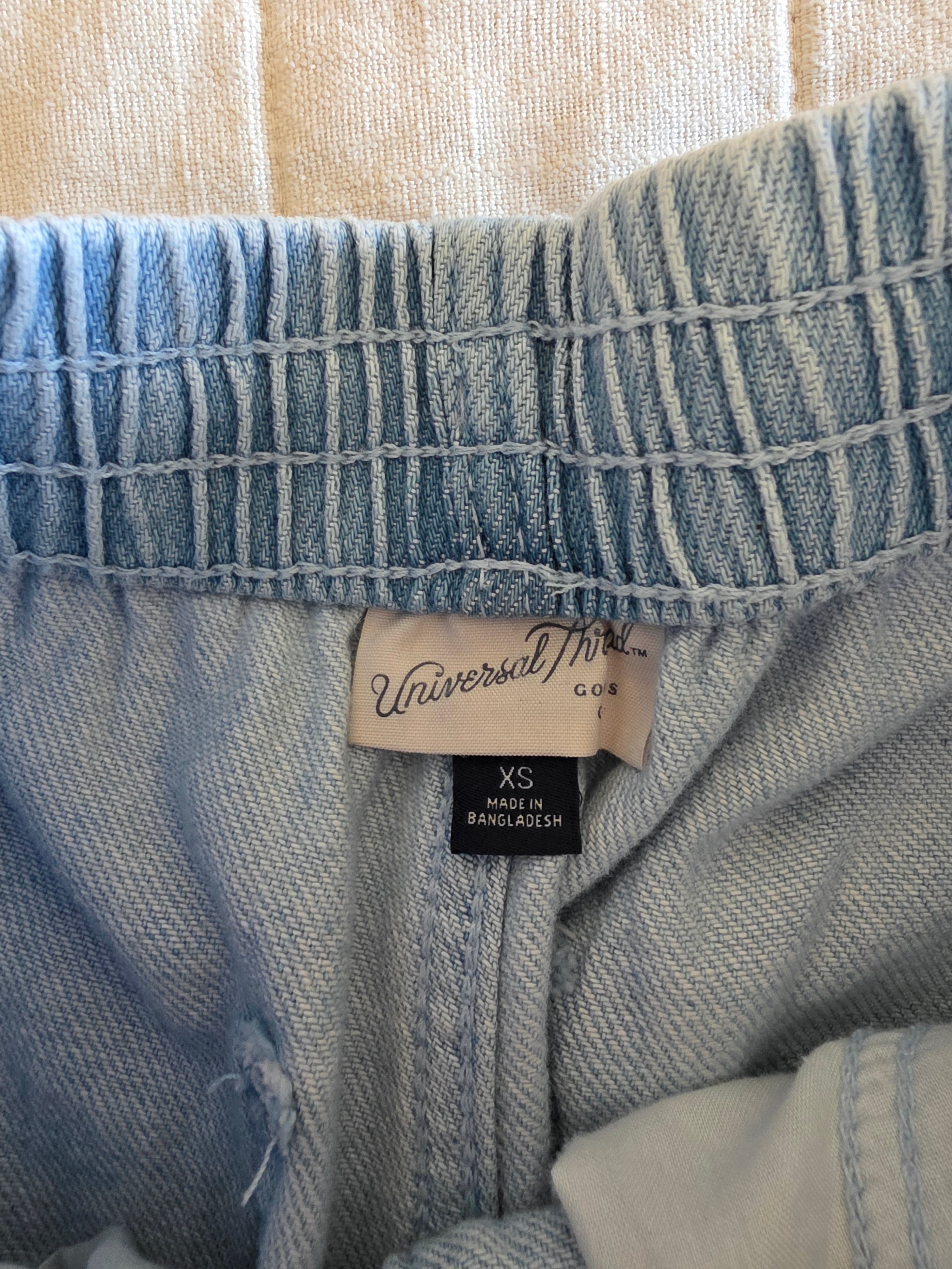 Light Wash Wide Leg Easy Jeans (XS)
