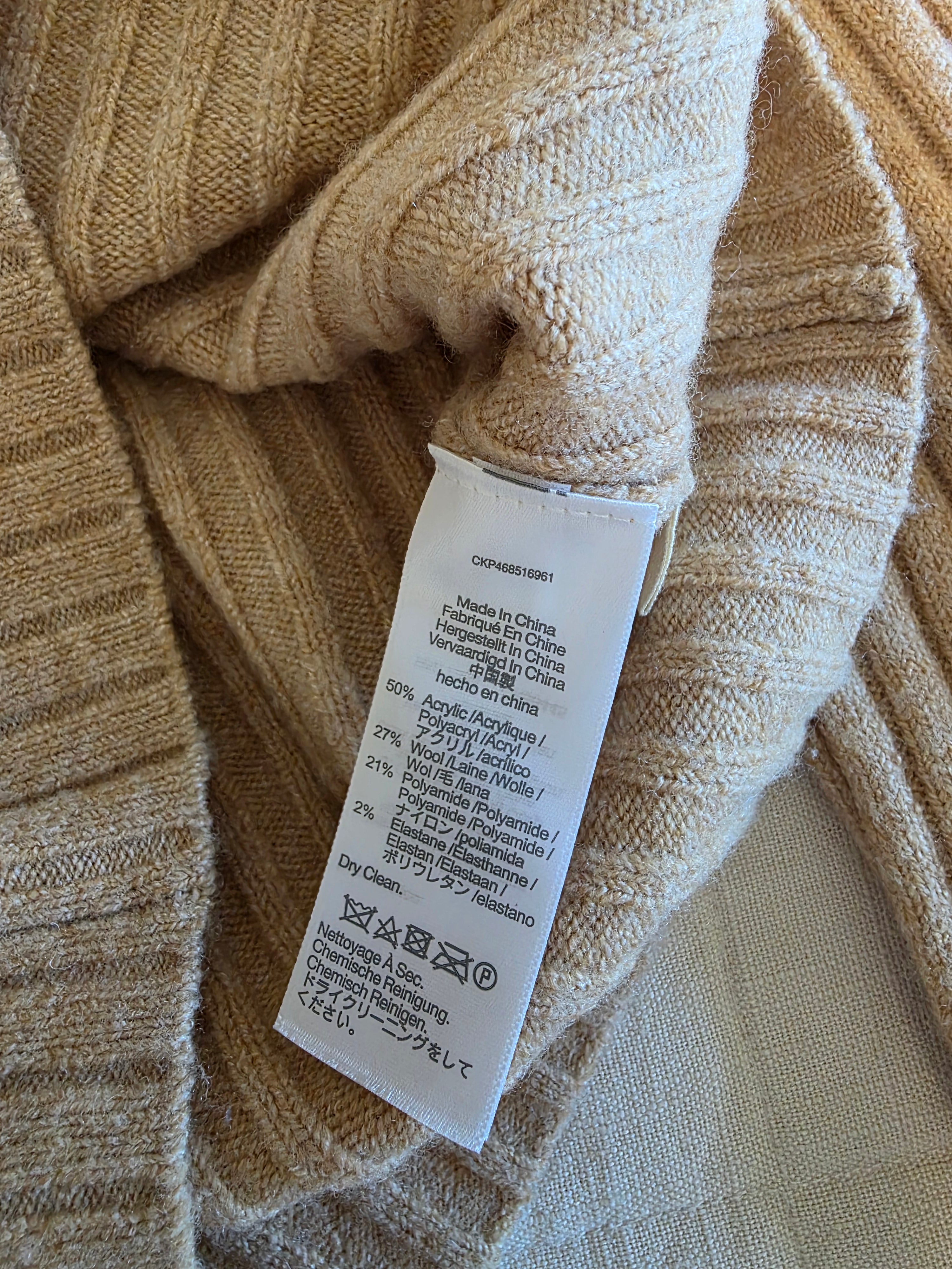 Madewell Ribbed Crewneck Sweater (S)