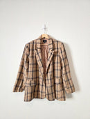 Lumiere Plaid Blazer Jacket (M)