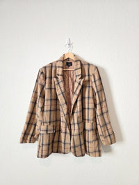 Lumiere Plaid Blazer Jacket (M)