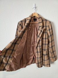 Lumiere Plaid Blazer Jacket (M)