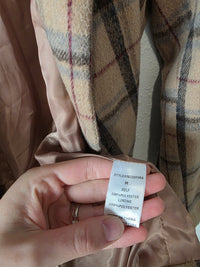 Lumiere Plaid Blazer Jacket (M)