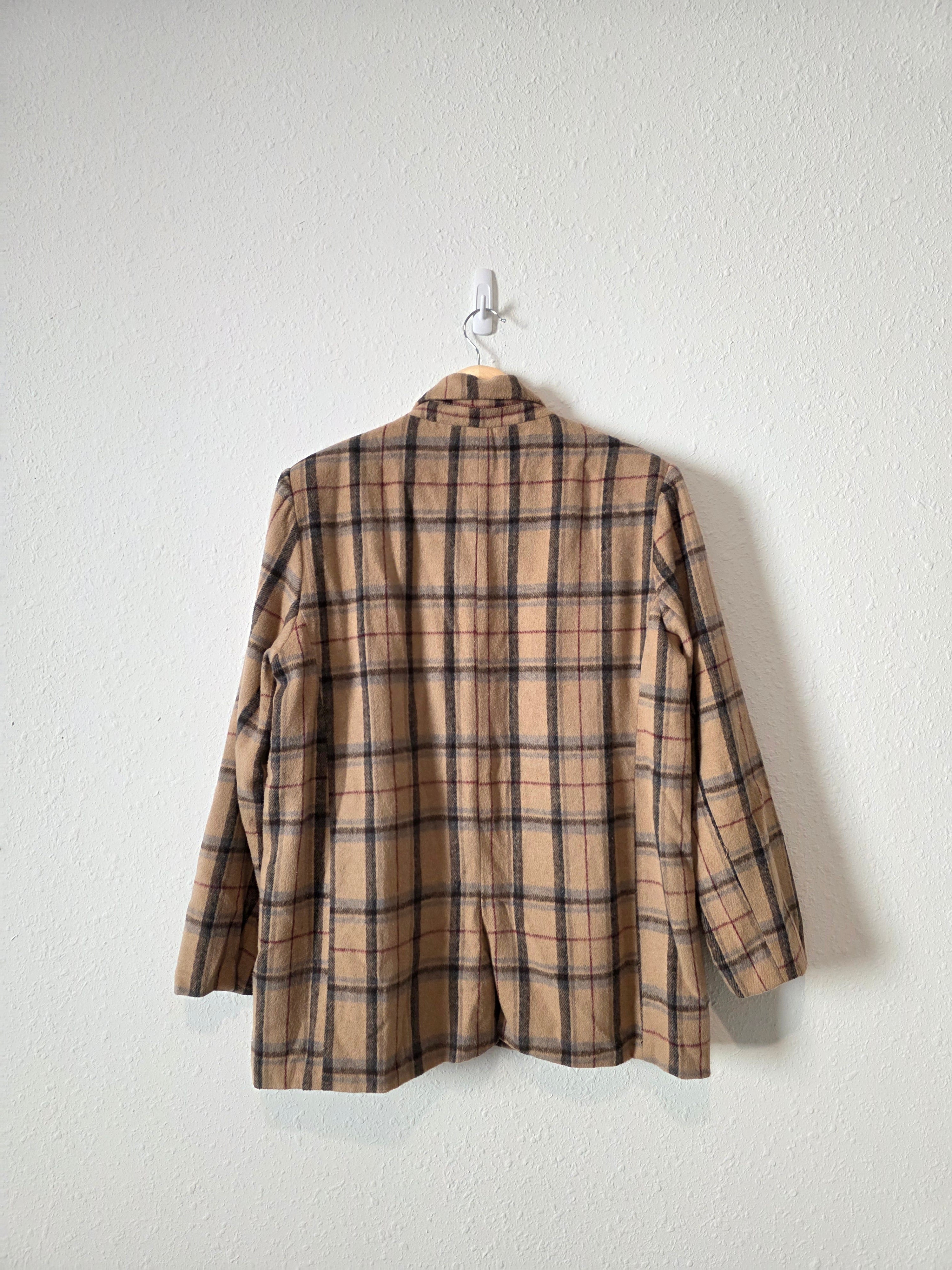Lumiere Plaid Blazer Jacket (M)