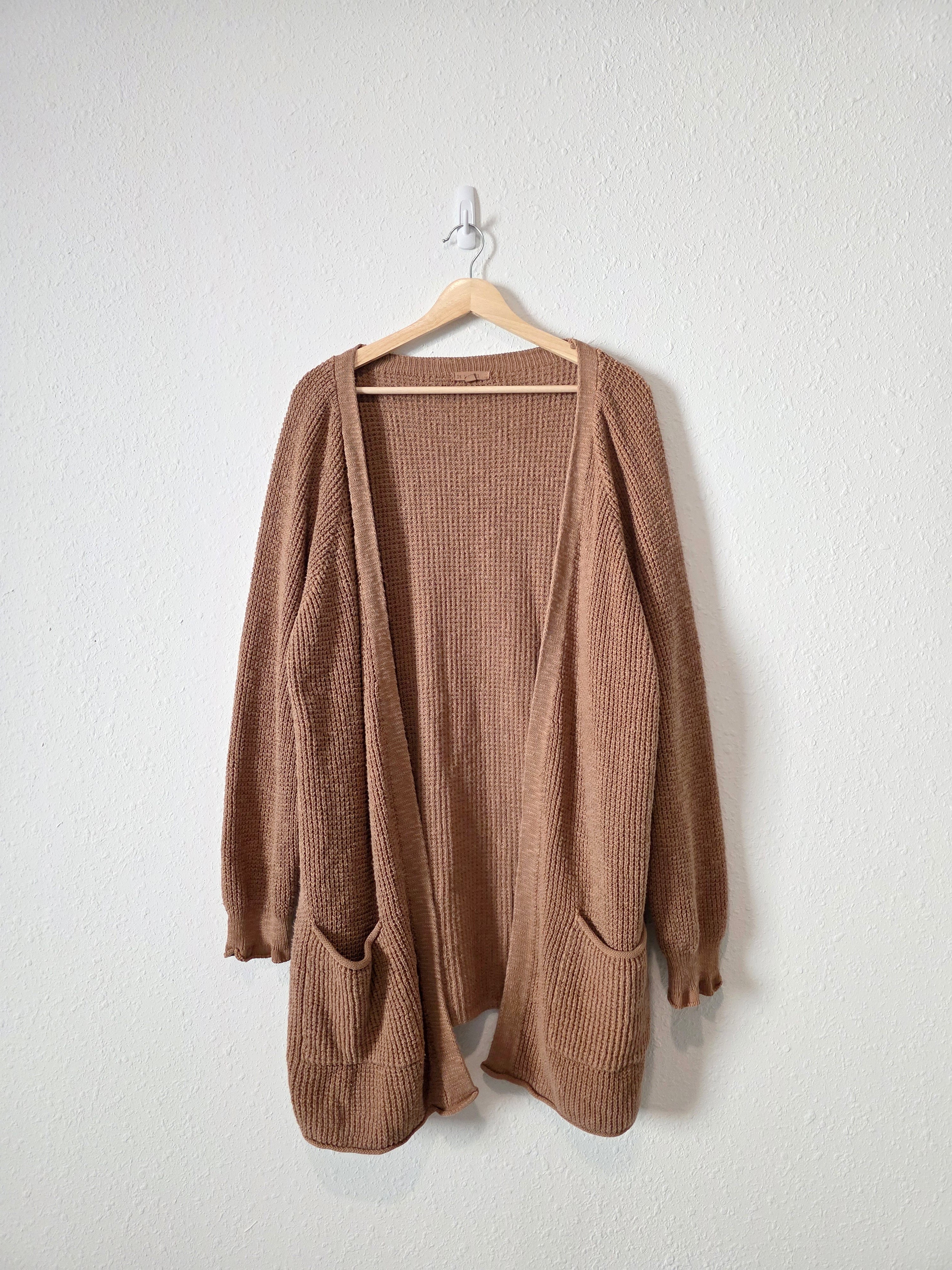 It Is Well LA Brown Chunky Cardigan (L)