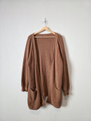 It Is Well LA Brown Chunky Cardigan (L)