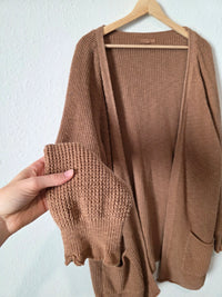 It Is Well LA Brown Chunky Cardigan (L)