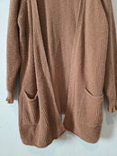 It Is Well LA Brown Chunky Cardigan (L)