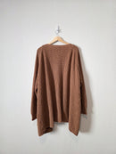 It Is Well LA Brown Chunky Cardigan (L)