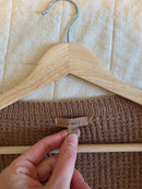 It Is Well LA Brown Chunky Cardigan (L)