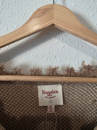 Hayden Neutral Floral Sweater (2X)