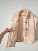 Cozy Sherpa Button Up Vest (S)