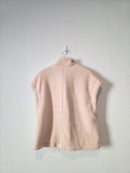 Cozy Sherpa Button Up Vest (S)