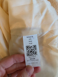 Cozy Sherpa Button Up Vest (S)