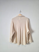 Aerie Oversized Waffle Shirt Jacket (S)