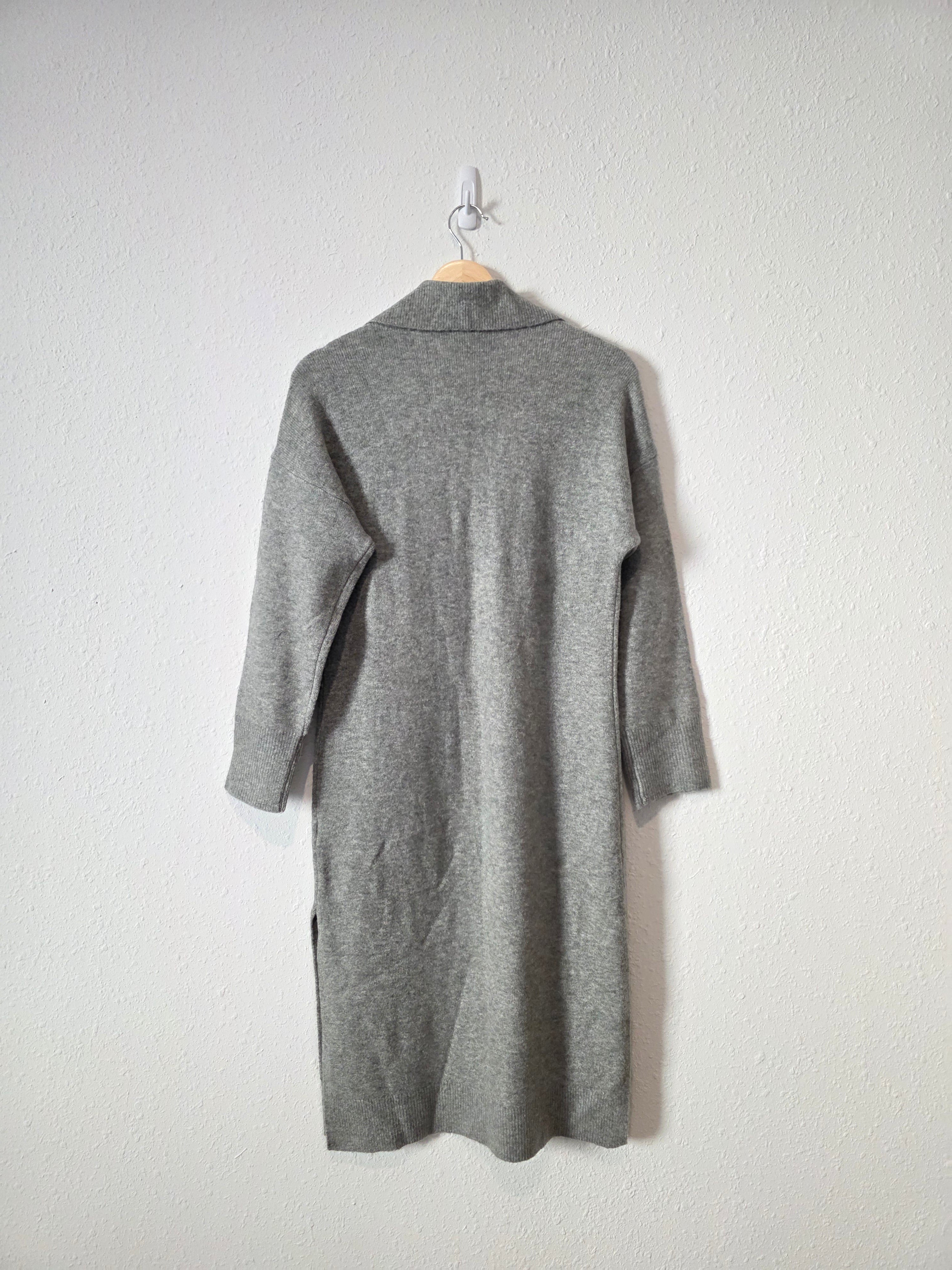 Abercrombie Gray Midi Sweater Dress (SP)