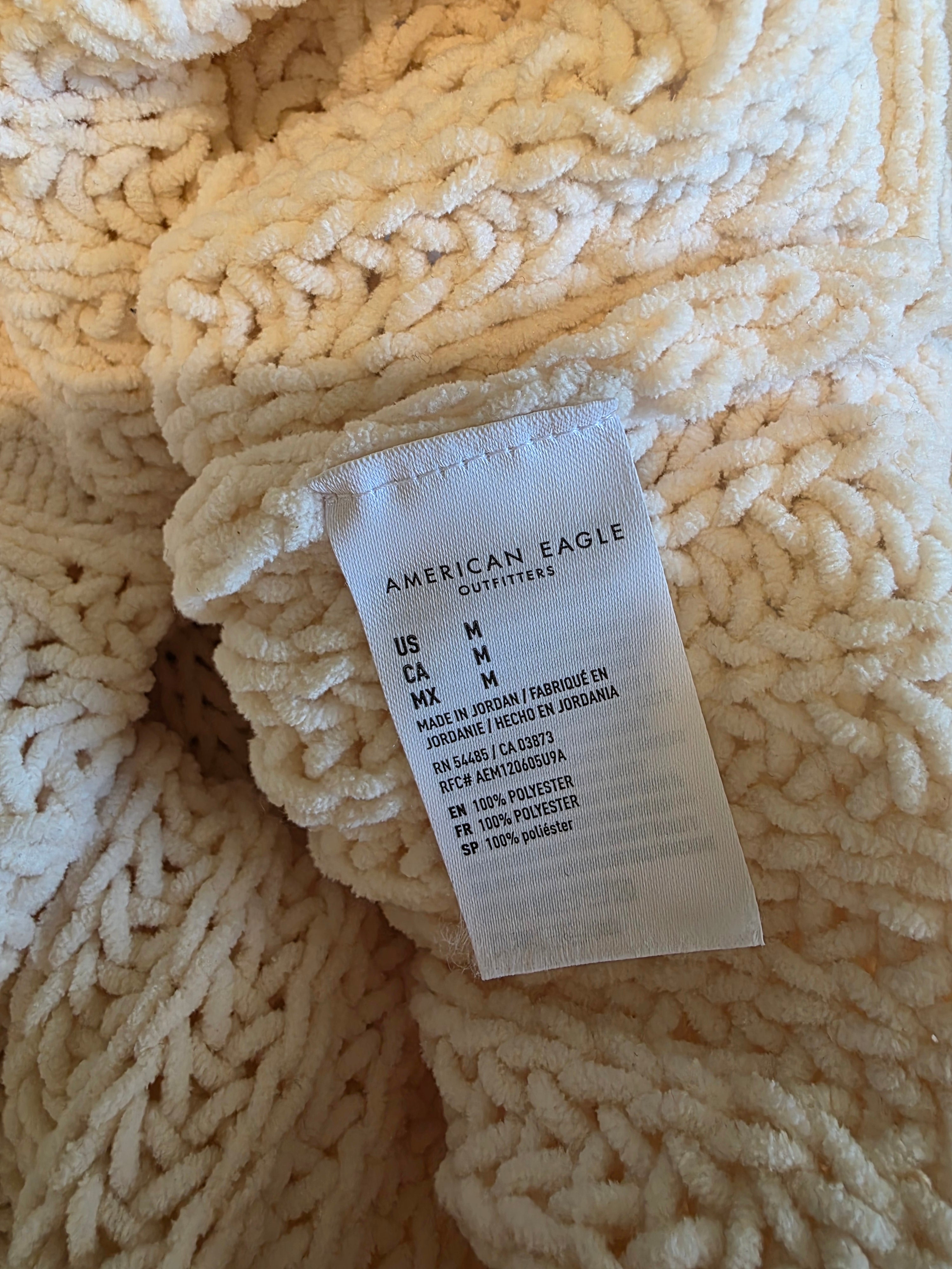 Chunky Chenille Knit Sweater (M)