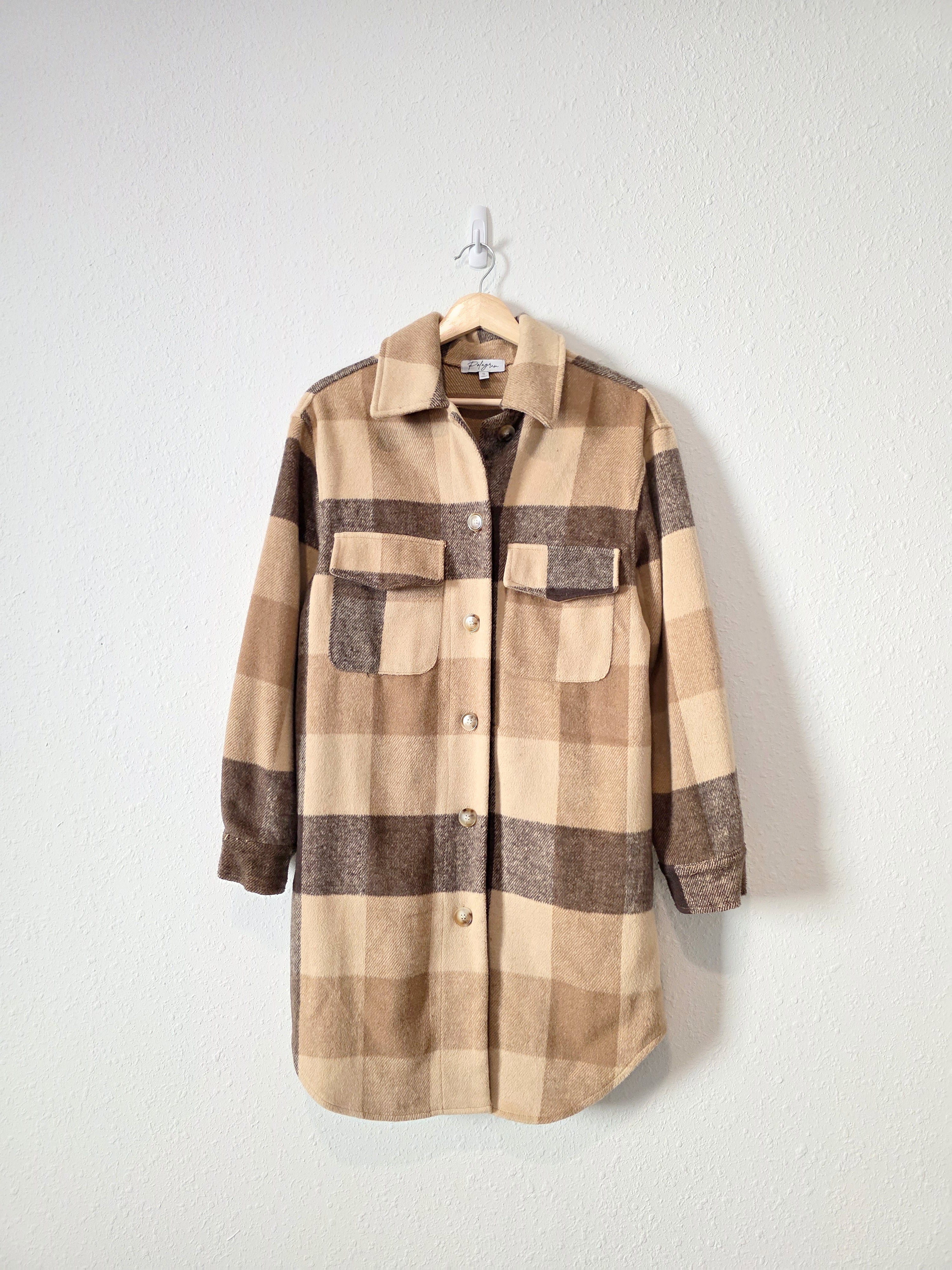 Polagram Checkered Shirt Jacket (S)