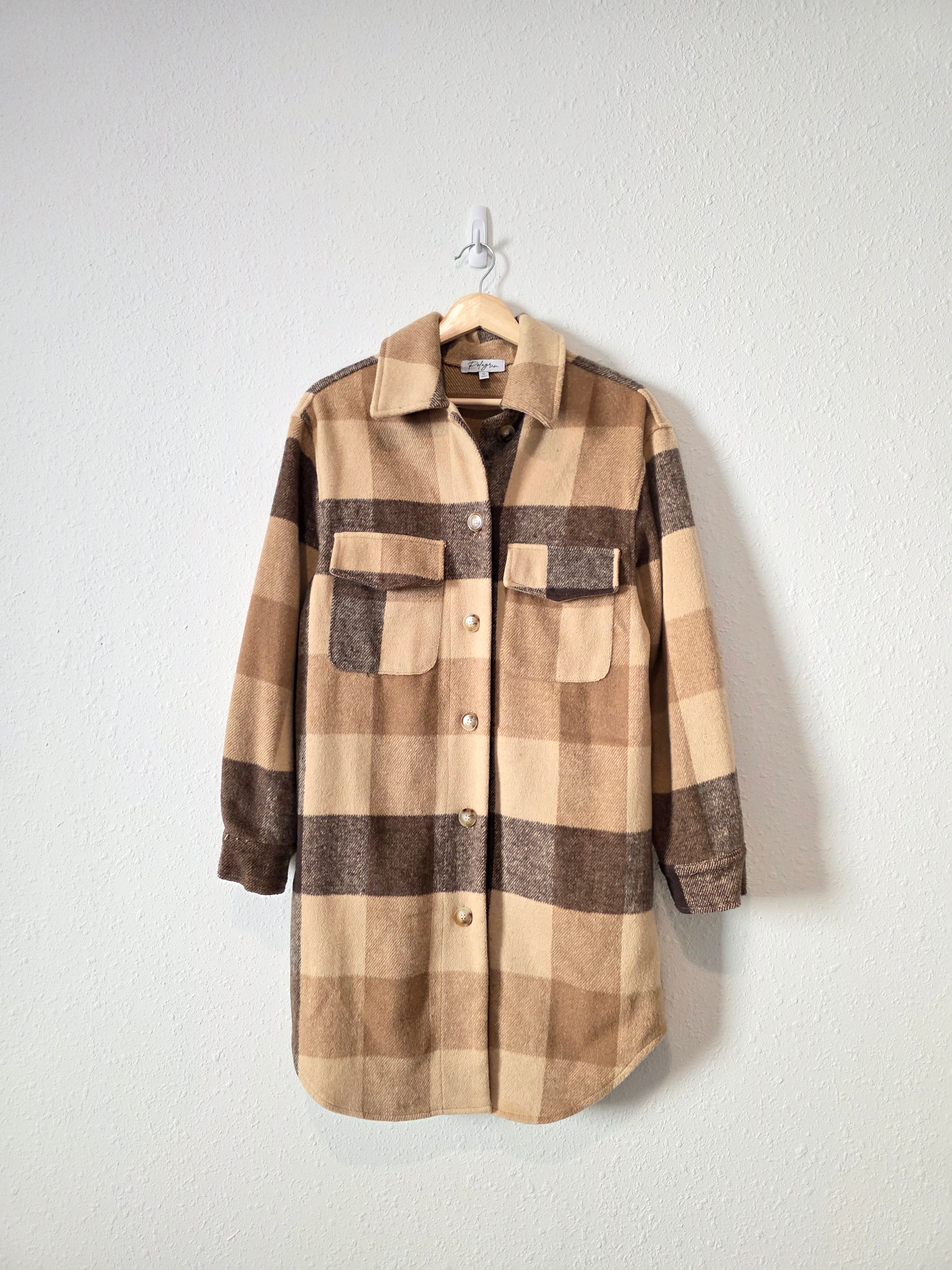 Polagram Checkered Shirt Jacket (S)