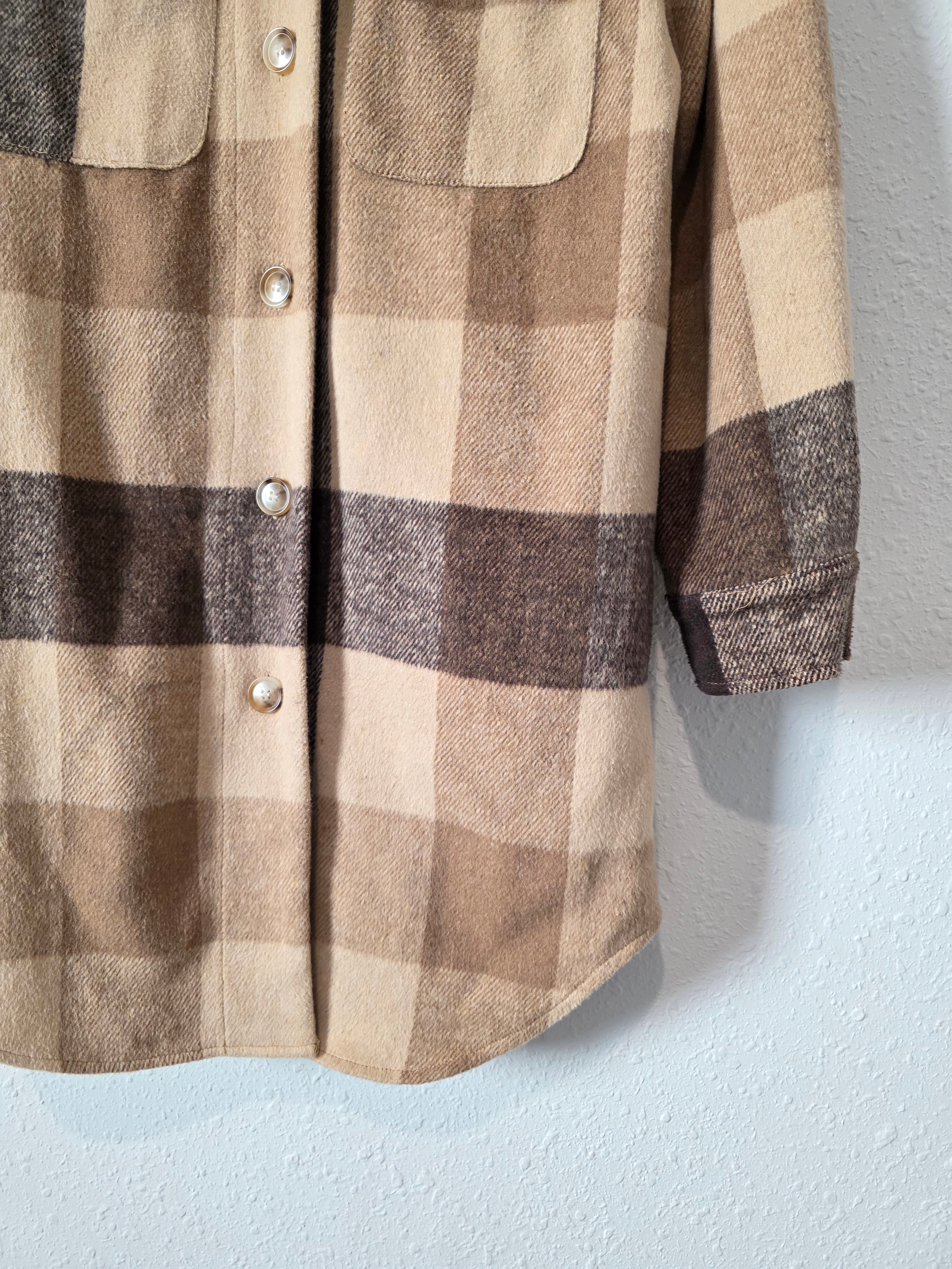 Polagram Checkered Shirt Jacket (S)