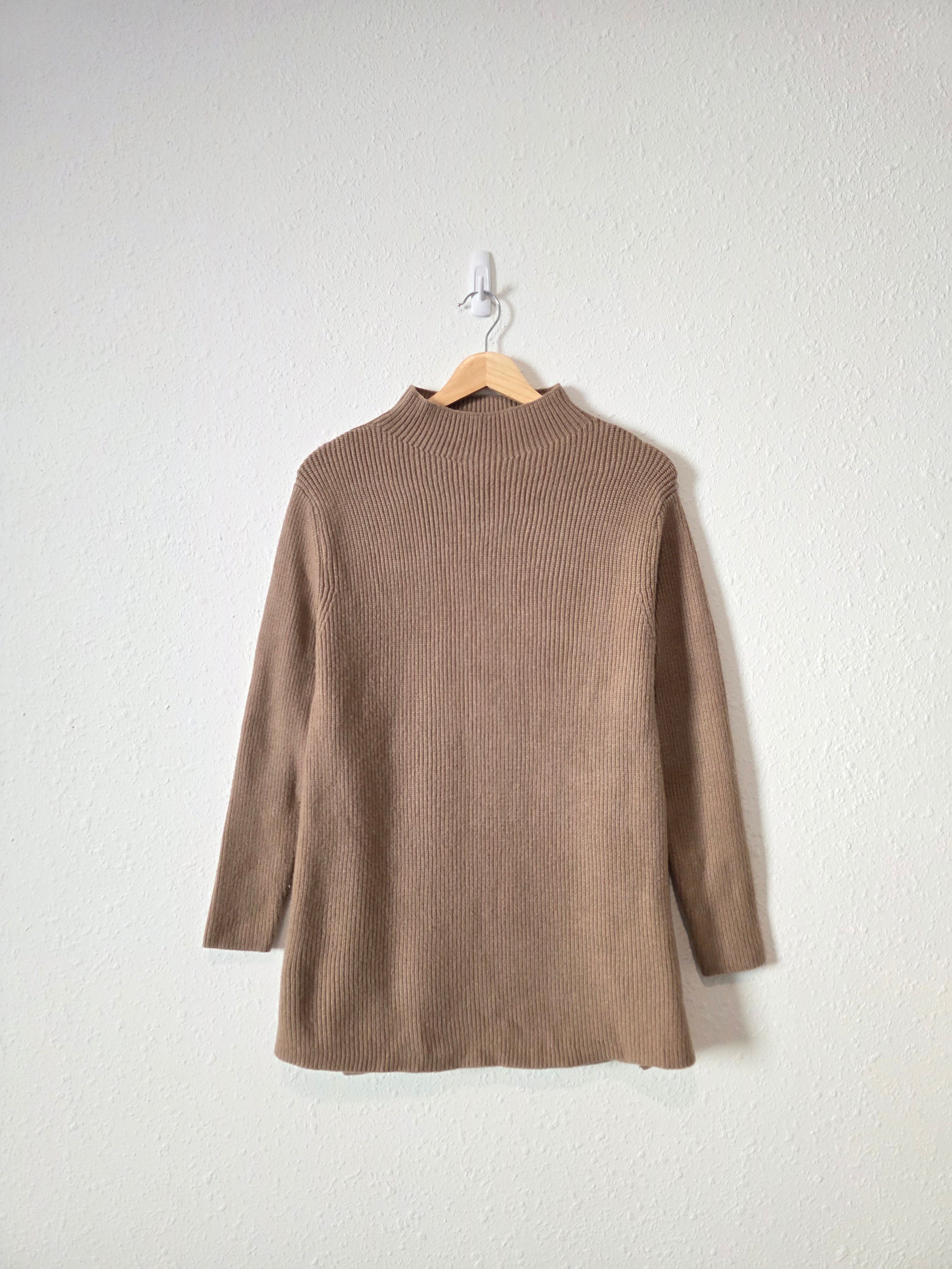 Dress Forum Ribbed Mockneck Sweater (S)